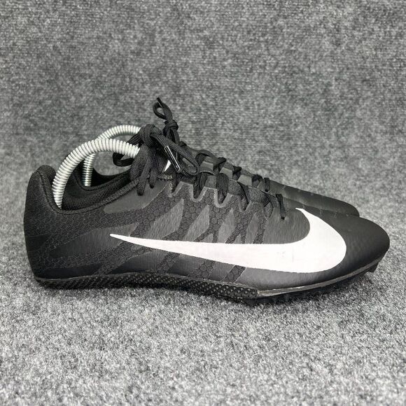 Nike Zoom Rival S 9 Track Shoes Men 8 Black Sprint Sprinting Speed Running Spike - Picture 1 of 11